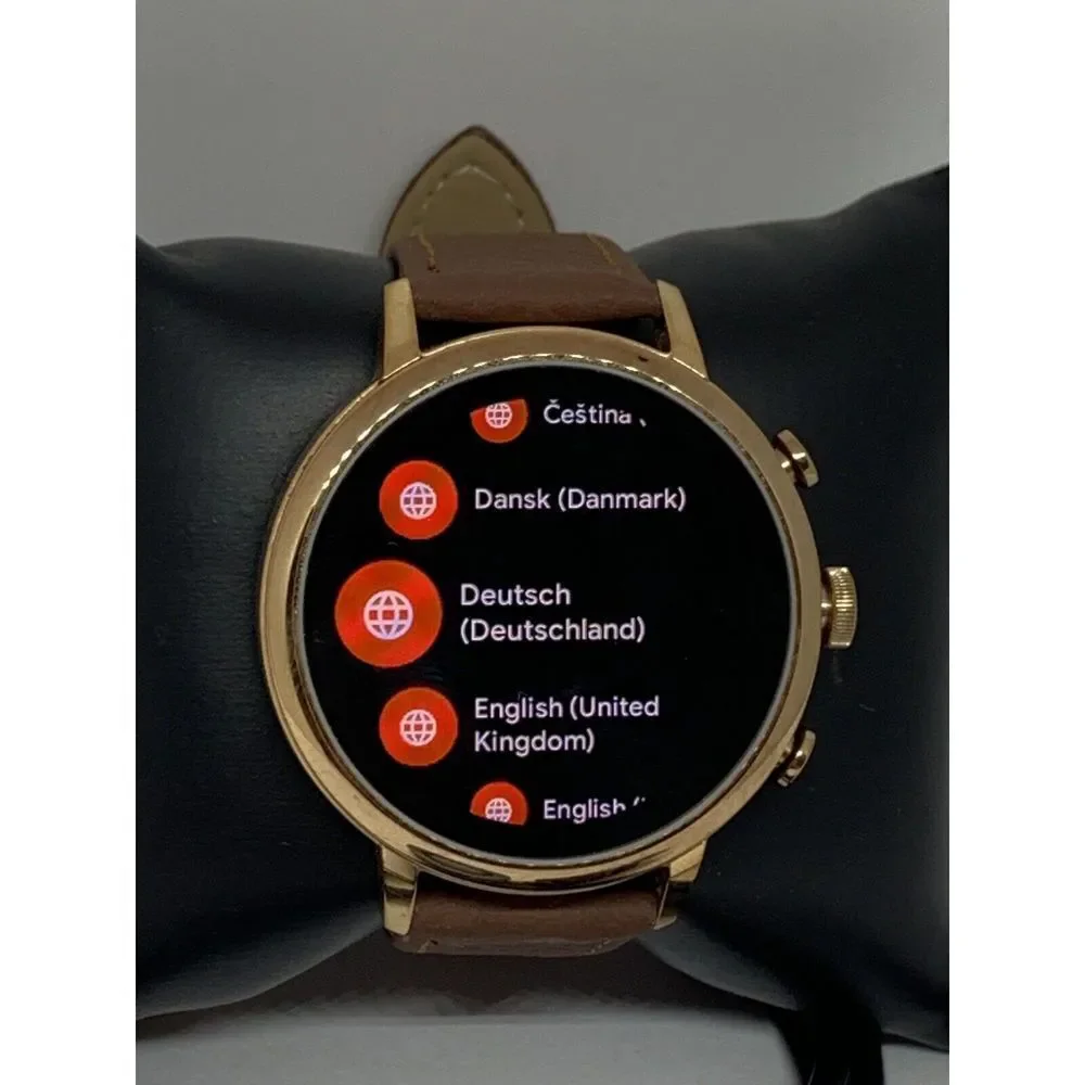 Fossil Gen 4 Authentic Digital Dial Smart Watch Custom Band FTW6018 QT769
